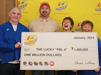 Illinois Lottery Past Lottery Pool Winners, PBL 4 group