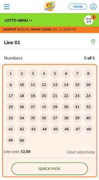 Pick your numbers