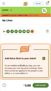 Add Extra Shot® to your ticket