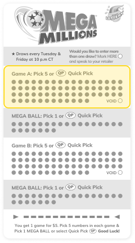 Pick your numbers: Use a play slip, speak to your retailer, or purchase a ticket through an Illinois Lottery vending machine