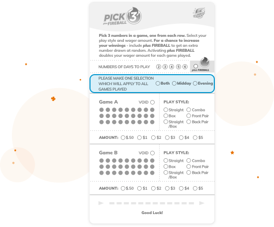 Pick your draw time