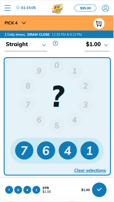 Pick your numbers