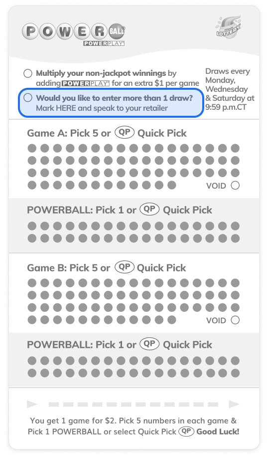 Play for more draws