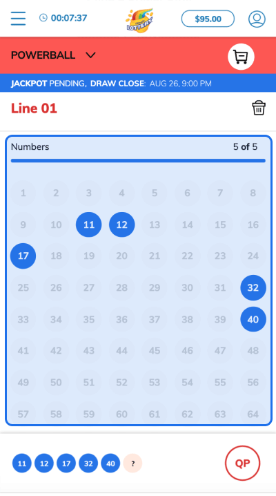 Pick your numbers