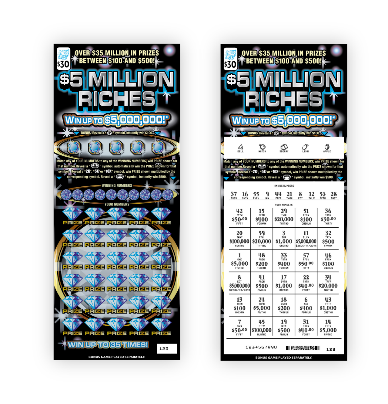 $10,000 Jackpot Instant Ticket