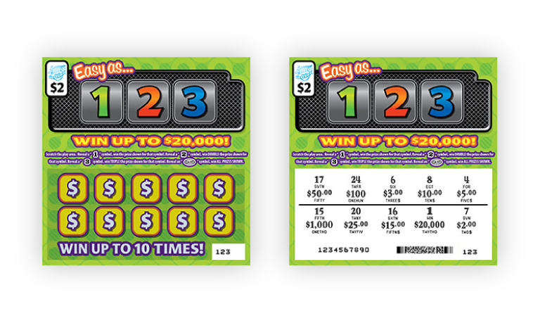Easy as... 123 Instant Ticket Game
