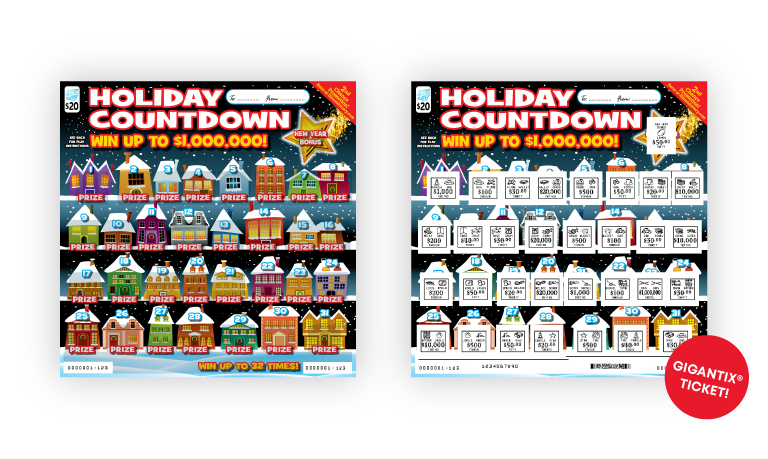 Holiday Countdown Instant Ticket Game