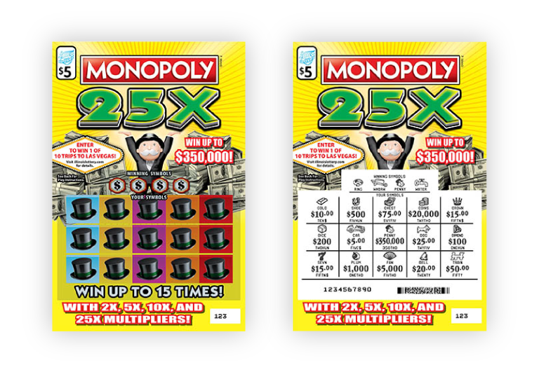 Monopoly™ 25X® Instant Ticket Game