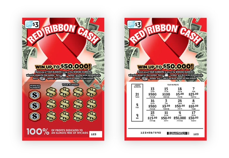 Red Ribbon Cash Instant Ticket