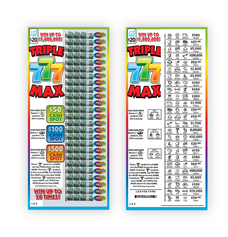 Triple 777 Max Instant Ticket Game